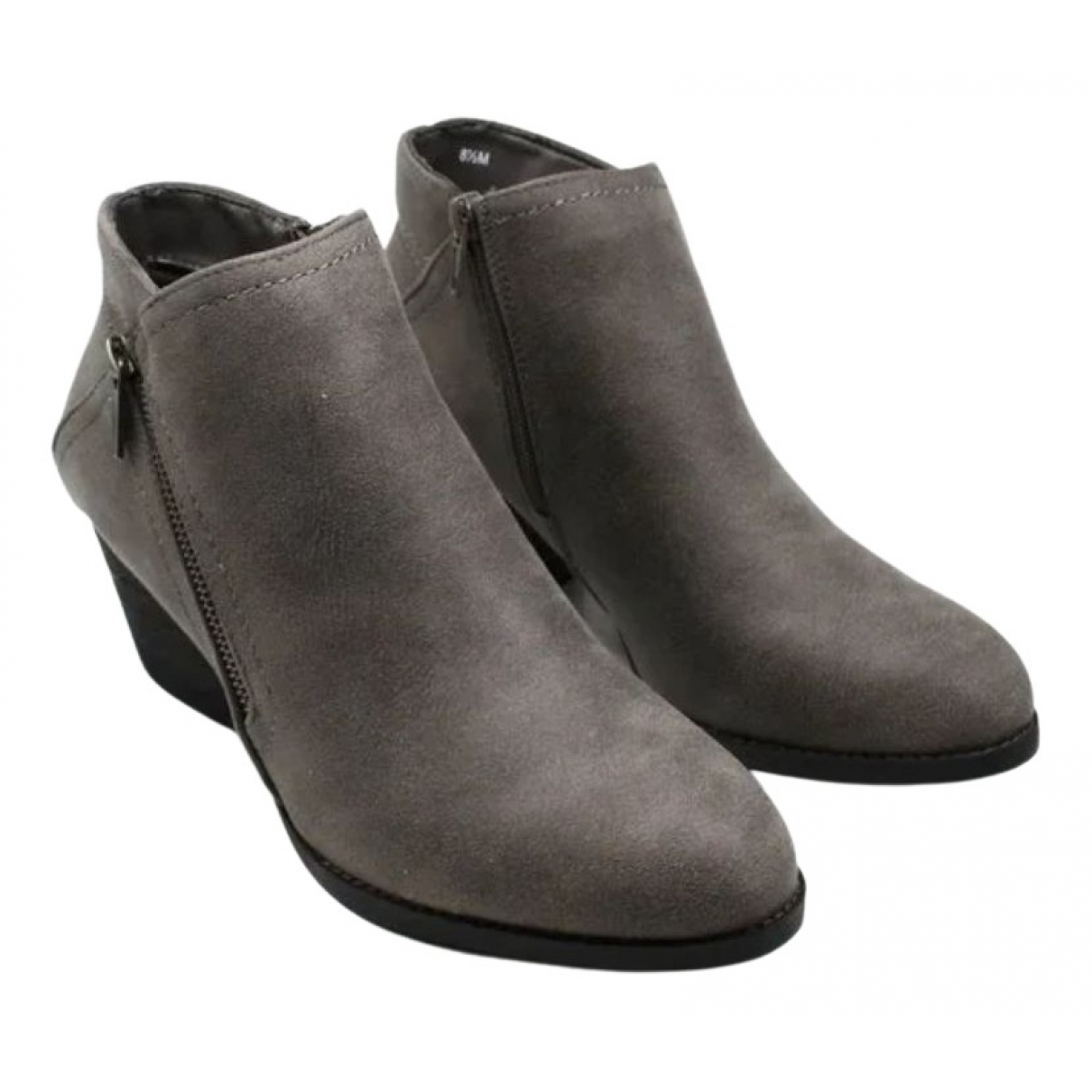 Leather ankle boots Bella Vita Grey 